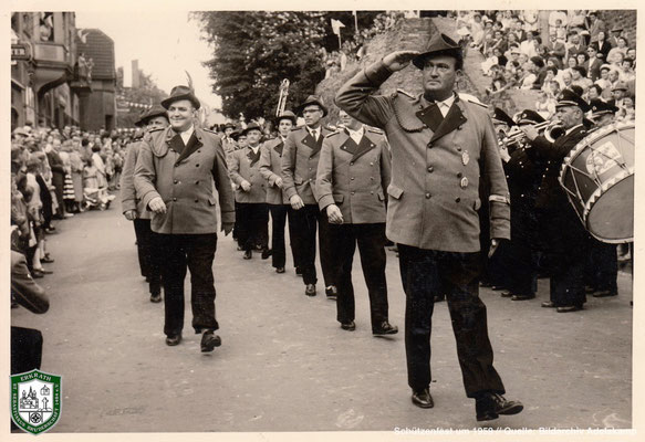 Schützenfest um 1959. Quelle: Bildarchiv Adelskamp