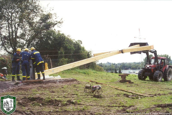 Kreuzaufstellung 2000. Foto: Peter Adelskamp