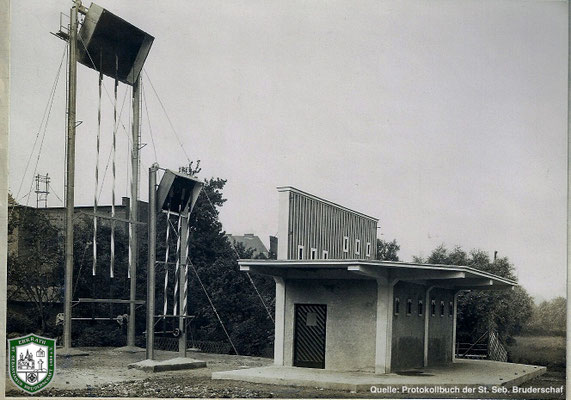 Der Schießstand der SSB von 1929. Quelle: Protokollbuch der SSB