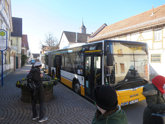 Beim Verkehrskonzept ein wichtiger Baustein: der Öffentliche Personennahverkehr, hier der Bus nach Darmstadt.