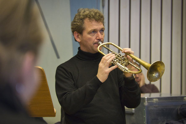 Brass Band WBI im Workshop mit Prof. Tobias Füller