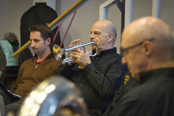 Brass Band WBI im Workshop mit Prof. Tobias Füller