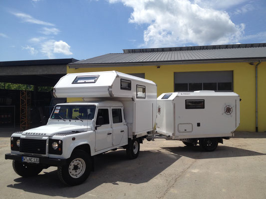 nomadcampers FleXX Offroad-Trailer mit Absetzkabine