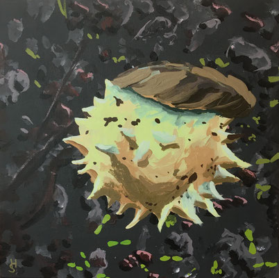 "Behütet" Acryl auf Leinwand 40 x 40 cm 2021
