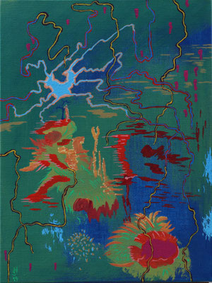 "Ausblick" Acryl auf Leinwand 40 x 30 cm 2019