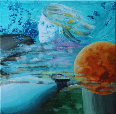 "selig" Acryl auf Leinwand 50 x 50 cm 2018 