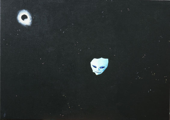 "Welt" Acryl auf Leinwand 50 x 70 cm 2022