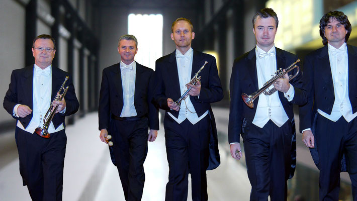 Trumpets in Concert Vienna: Leonhard Leeb, Mair Thomas, Gernot Kahofer, Manuel Lichtenwöhrer, Bernhard Macheiner