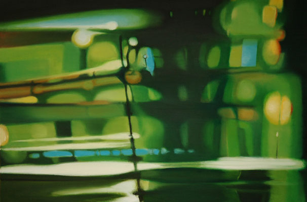 Bildmaschine 01/14, 2008, oil on canvas, 100 x 150 cm