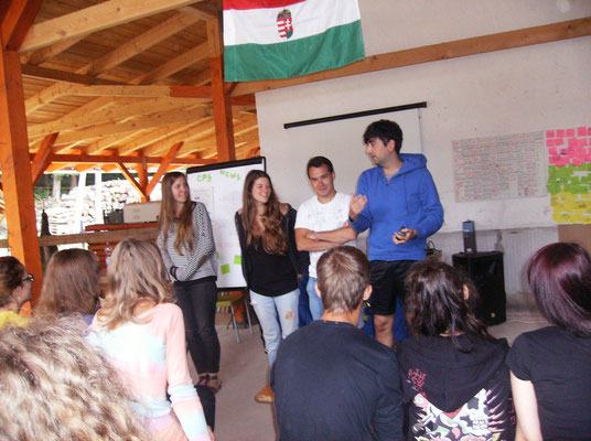 Participants presenting outcome of their group work