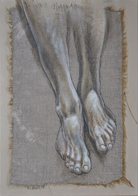 F.Martin© Partie basse polyptyque "Ecce Homo" (pieds) 46x38