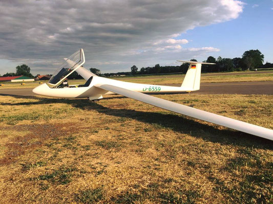 Frederik startete mit der LS 1f.