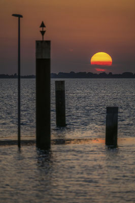 November 2025: Sonnenuntergang in Nordfriesland