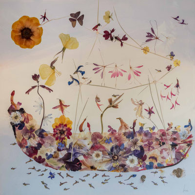 floralart Print  - Tanz auf dem Boot 50 x 50