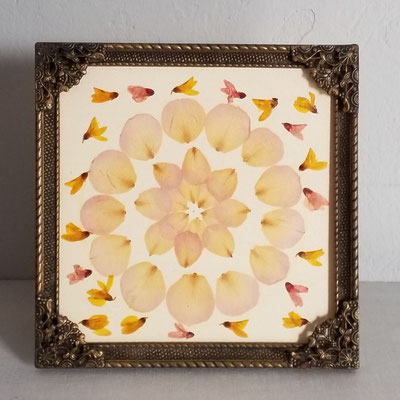 Mandala mit Vögelein Jugendstil