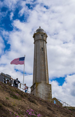 Leuchtturm auf Alcatraz.