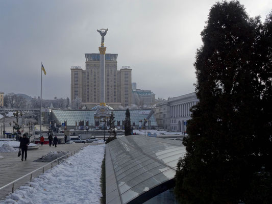 Der Unabhängigkeitsplatz Maidan