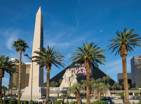 Die Pyramide des Luxor.