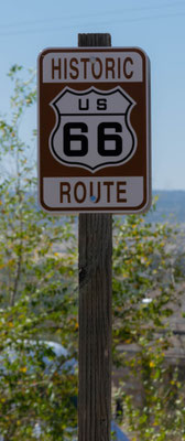 Entlang der Route 66.