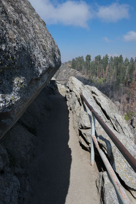 Aufstieg zum Moro Rock.