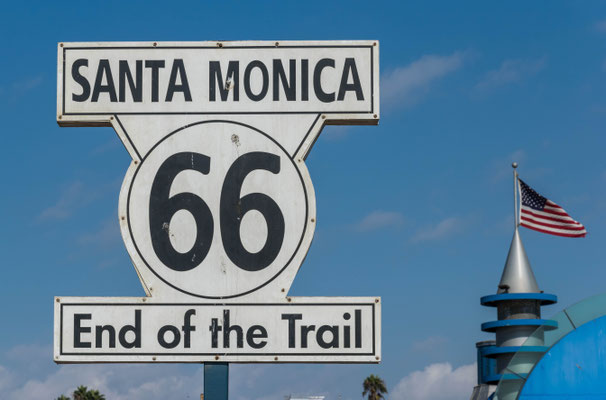Das Ende der Route 66.