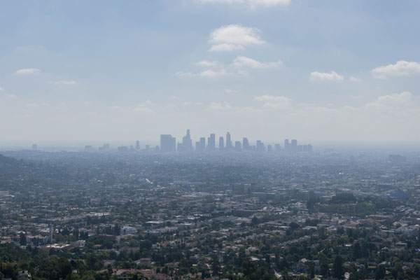 Blick auf Downtown L.A.