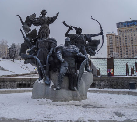Denkmal auf dem Maidan