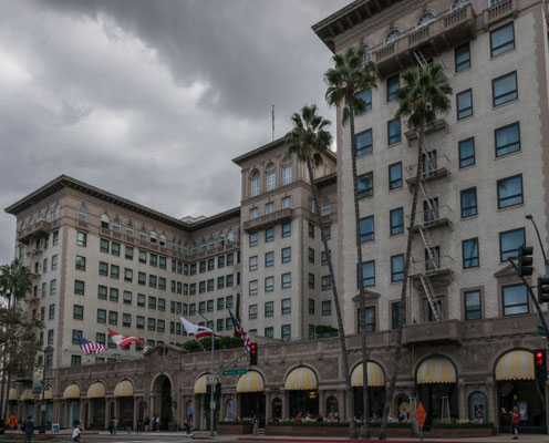 Das Beverly Wilshire Hotel.
