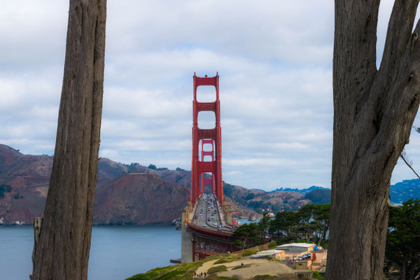 Aussicht vom Golden Gate Overlook.