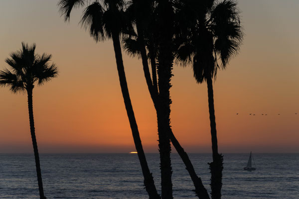 Sonnenuntergang in Oceanside.