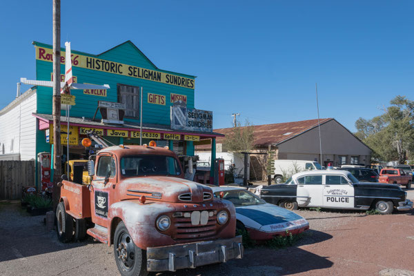 Entlang der Route 66.