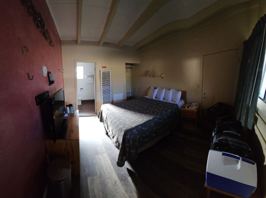 Mein Motelzimmer.