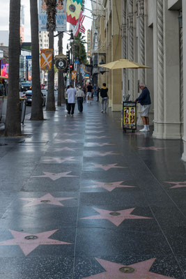 Der Walk of Fame.