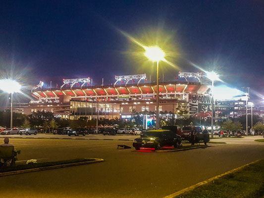Das Raymond James Stadium.