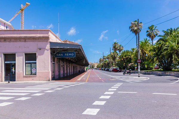 Busbahnhof von San Remo.