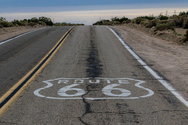 Auf der Route 66.