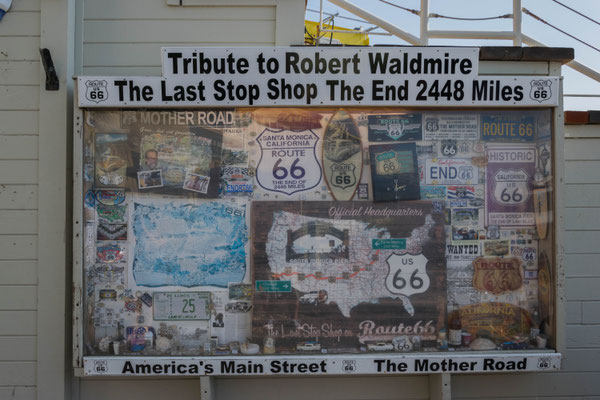 Das Ende der Route 66.