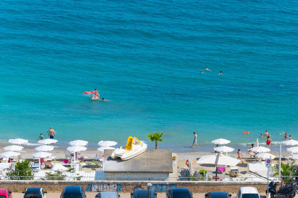 Meerblick vom Hotel.