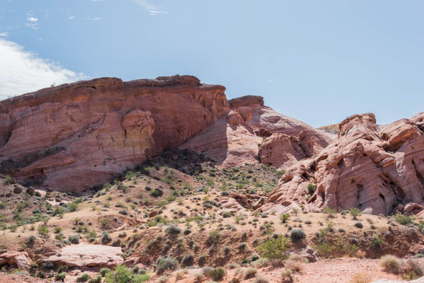 Landschaft im Valley of Fire.
