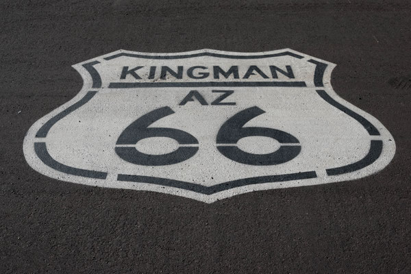 Entlang der Route 66.