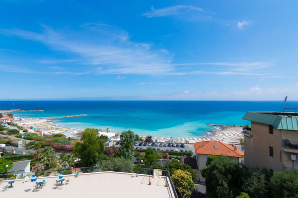 Meerblick vom Hotel.