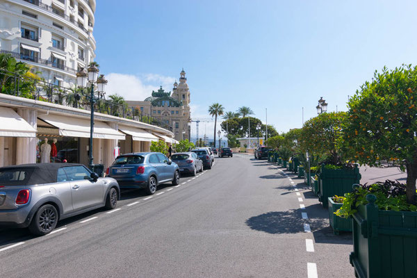 Von Beau Rivage Richtung Kasino ist die Strecke besonders eng.