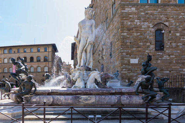 Der Neptunbrunnen.