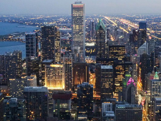 Aussicht vom John Hancock Center nach Süden.