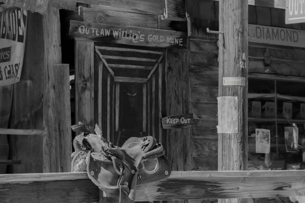 Dinge in Oatman.