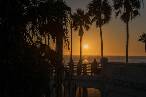 Sonnenuntergang in Oceanside.