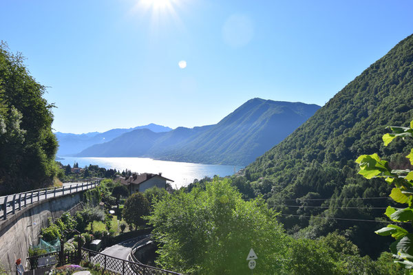 Erster Blick auf den See.