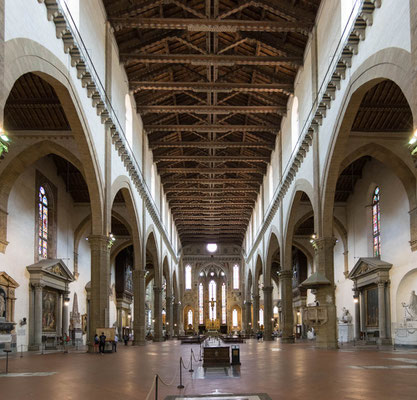 Kirchenschiff von Santa Croce.
