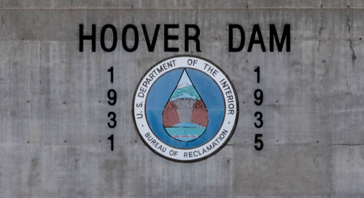 Wappen des Hoover Dam.