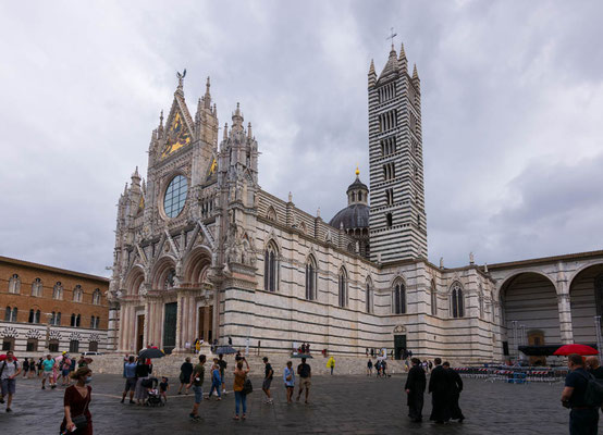 Die Kathedrale von Siena.